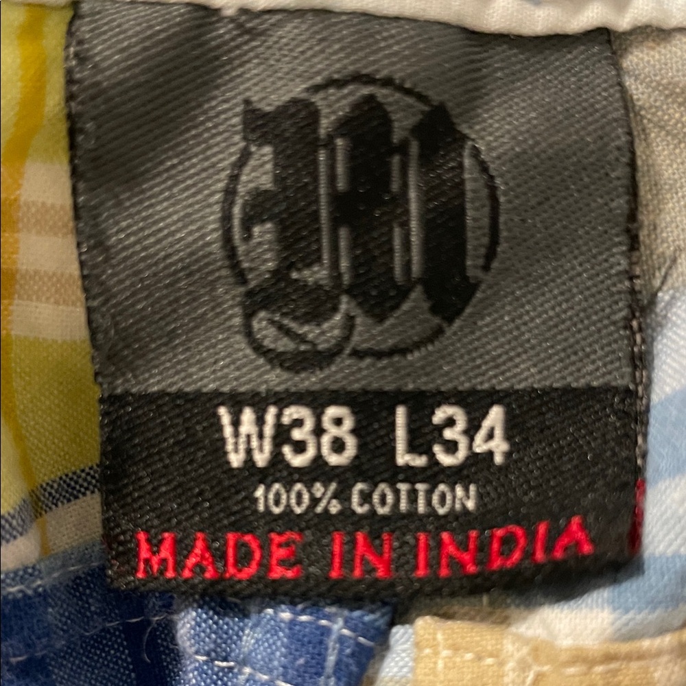 Madras Plaid Patchwork Multicolor Patchwork 100% … - image 2